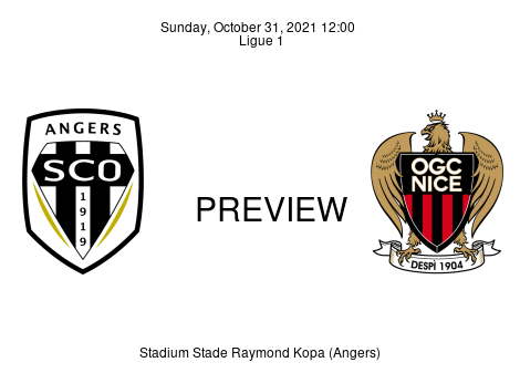 Match Preview Angers SCO vs Nice Ligue 1 Oct 31, 2021