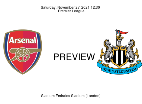 Match Preview Arsenal vs Newcastle United Premier League Nov 27, 2021