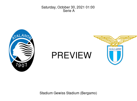 Match Preview Atalanta vs Lazio Serie A Oct 30, 2021