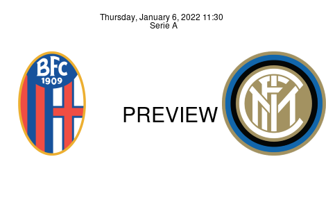 Match Preview Bologna vs Inter Serie A Jan 6, 2022