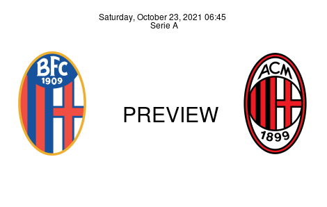 Match Preview Bologna vs Milan Serie A Oct 23, 2021