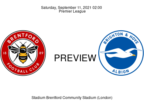 Match Preview Brentford vs Brighton & Hove Albion Premier League Sep 11, 2021