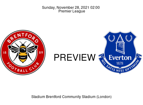 Brentford vs everton