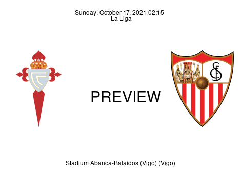 Match Preview Celta de Vigo vs Sevilla La Liga Oct 17, 2021
