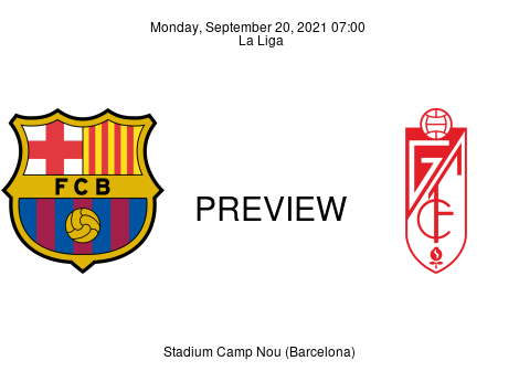 Match Preview FC Barcelona vs Granada La Liga Sep 20, 2021