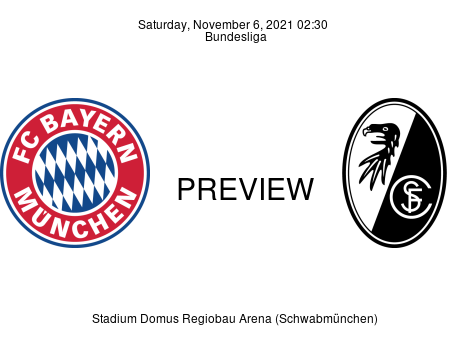 Match Preview FC Bayern München vs SC Freiburg Bundesliga Nov 6, 2021