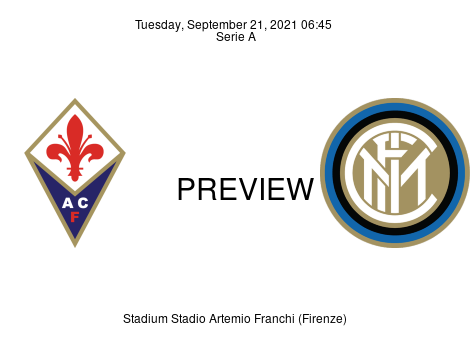 Match Preview Fiorentina vs Inter Serie A Sep 21, 2021