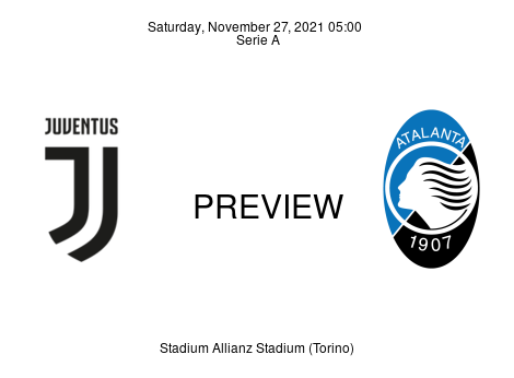 Match Preview Juventus vs Atalanta Serie A Nov 27, 2021