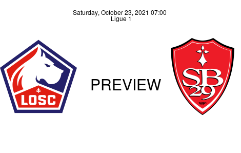 Match Preview Lille vs Brest Ligue 1 Oct 23, 2021