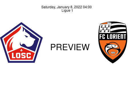 Match Preview Lille vs Lorient Ligue 1 Jan 8, 2022