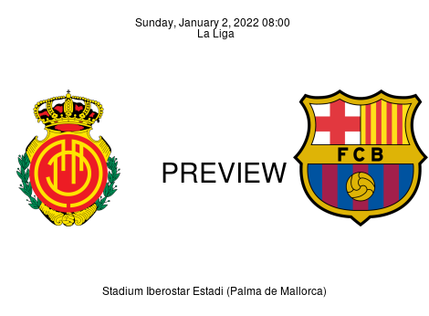 Match Preview Mallorca vs FC Barcelona La Liga Jan 2, 2022