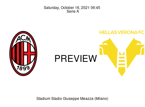 Match Preview Milan vs Hellas Verona Serie A Oct 16, 2021