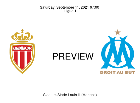 Match Preview Monaco vs Olympique Marseille Ligue 1 Sep 11, 2021