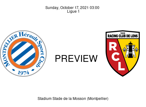 Match Preview Montpellier vs Lens Ligue 1 Oct 17, 2021