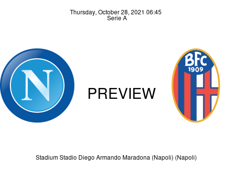 Match Preview Napoli vs Bologna Serie A Oct 28, 2021