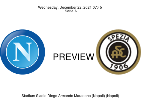 Match Preview Napoli vs Spezia Serie A Dec 22, 2021