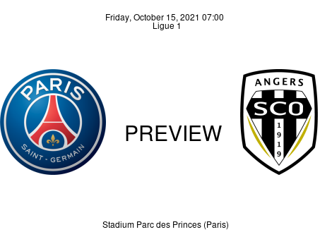 Match Preview Paris Saint Germain vs Angers SCO Ligue 1 Oct 15, 2021