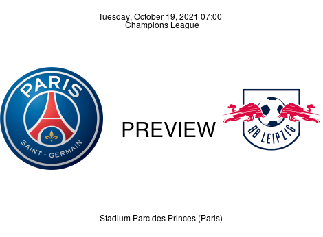 Match Preview Paris Saint Germain vs RB Leipzig Champions League Oct 19, 2021
