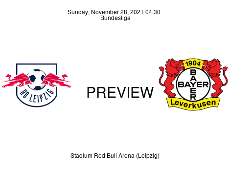 Match Preview RB Leipzig vs Bayer 04 Leverkusen Bundesliga Nov 28, 2021