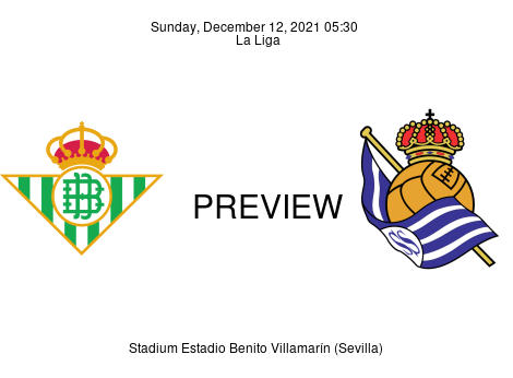 Match Preview Real Betis vs Real Sociedad La Liga Dec 12, 2021