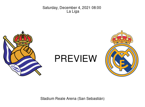 Match Preview Real Sociedad vs Real Madrid La Liga Dec 4, 2021