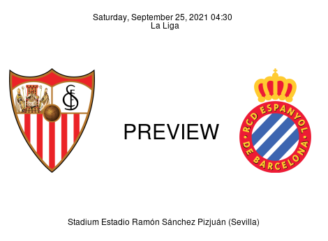 Match Preview Sevilla vs Espanyol La Liga Sep 25, 2021