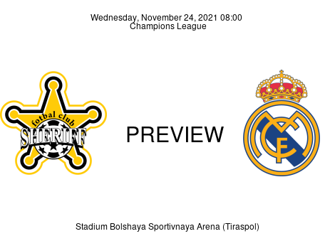 Match Preview Sheriff vs Real Madrid Champions League Nov 24, 2021