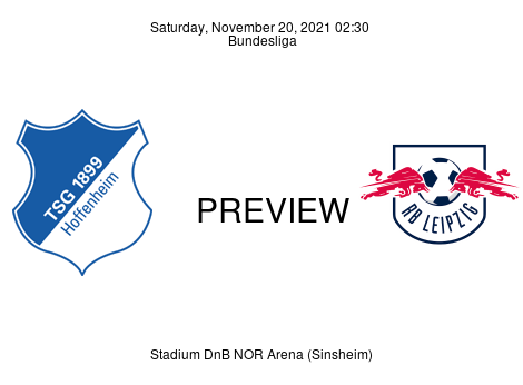 Match Preview TSG Hoffenheim vs RB Leipzig Bundesliga Nov 20, 2021