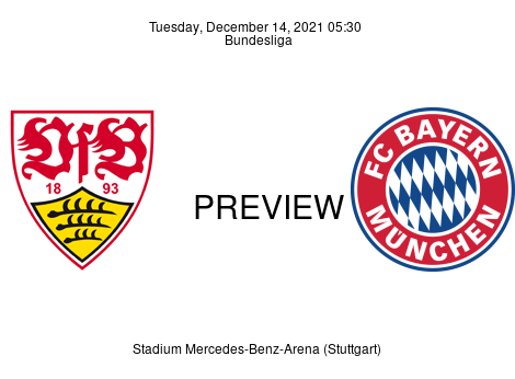 Match Preview VfB Stuttgart vs FC Bayern München Bundesliga Dec 14, 2021