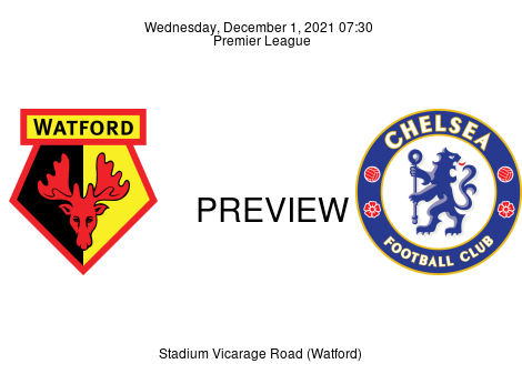 Match Preview Watford vs Chelsea Premier League Dec 1, 2021