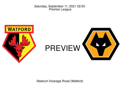 Match Preview Watford vs Wolverhampton Wanderers Premier League Sep 11, 2021