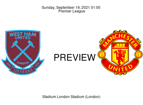 Match Preview West Ham United vs Manchester United Premier League Sep 19, 2021